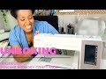 Unboxing  brodeuse janome memorycraft 550e