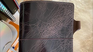 Chic Sparrow Dark Brown A5 Scout with curved pen loop 😍