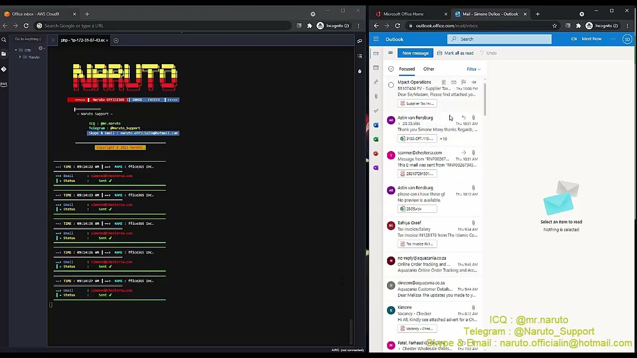 Inbox Office365 Sender Mr Nar .