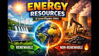 Energy Resources Explained | Cambridge O Level Physics 5054
