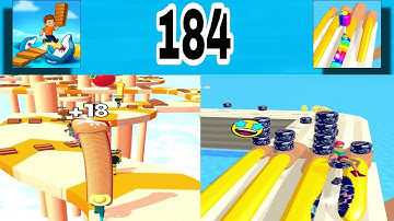 Shortcut Run VS Beauty Run: GameplayWalkthrough All Levels ( part 184)