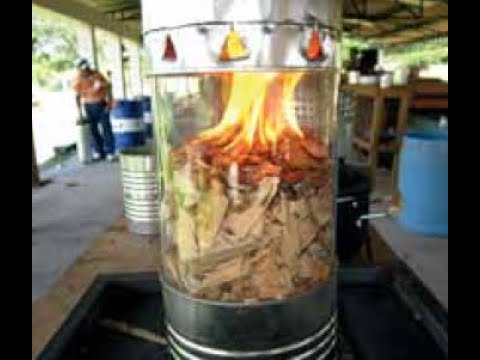 STUFA PIROLITICA-COME COSTRUIRLA #DOROFRED# GoPro/How to make a pyrolytic  stoove 