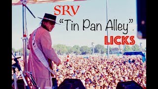 STEVIE RAY VAUGHAN ~ TIN PAN ALLEY ~ SLOW BLUES LICK LESSON