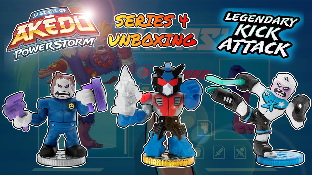 【確認用】AKEDO S4 kick attack 付属品追加 Akedo Series 4 Kicker Starter Pack Unboxing and Review - YouTube
