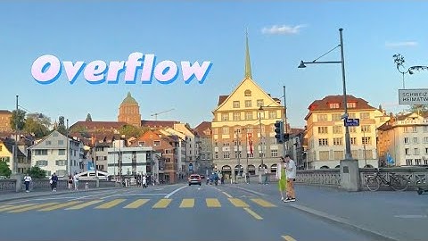 The Wildcardz, dazeychain - Overflow (Lyrics) | Road Trip Song ~ Zürich Sunset Drive