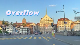 The Wildcardz, dazeychain - Overflow (Lyrics) | Road Trip Song ~ Zürich Sunset Drive | Given Music