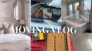 MOVING VLOG 2: THIS IS GHETTO! New TV +Target Decor Finds + Home Hauls + Updates and More