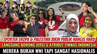 🔴 GARUDA GOES GLOBAL! European \u0026 Palestinian Fans Proudly Wear the Indonesian National Team Jerse...