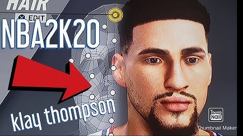 How to make your my player look like klay thompson nba 2k20