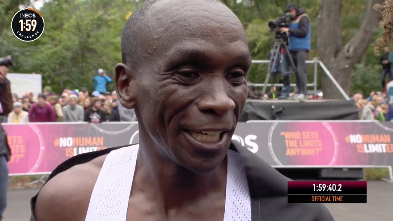 INEOS 1:59 Challenge - Eliud Kipchoge Post-Event Interview ...