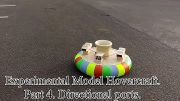 Model Hovercraft loosely based on the SR.N1 Part 4 puff ports.