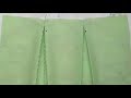 How to make Box Pleat in easy Method ll Easy Trick