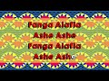 Fanga alafia lyric