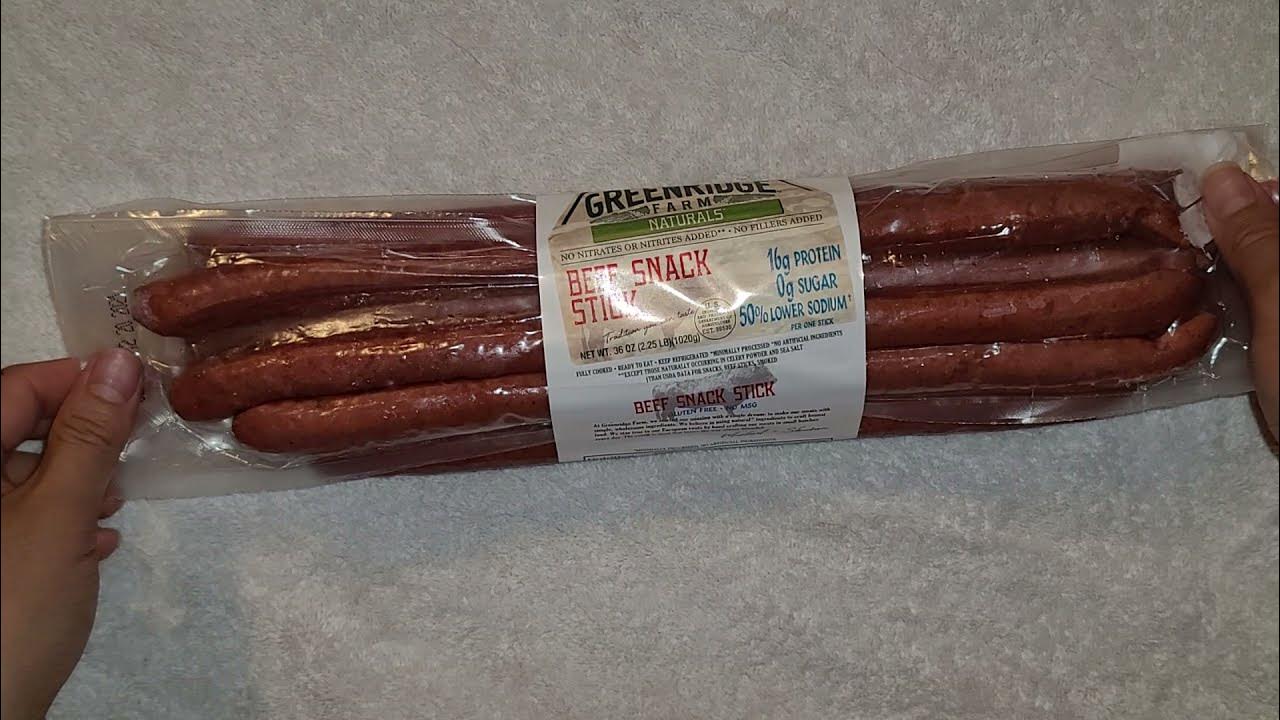Costco Sale Item Review Greenridge Farm Naturals Beef Snack Stick Taste