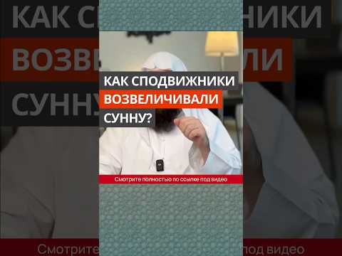 Как сподвижники возвеличивали Сунну? || Сирадж Абу Тальха