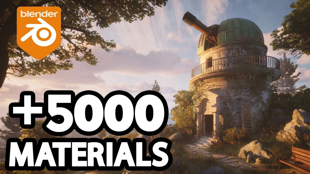 Библиотека PBR-материалов Mega Blender для всех