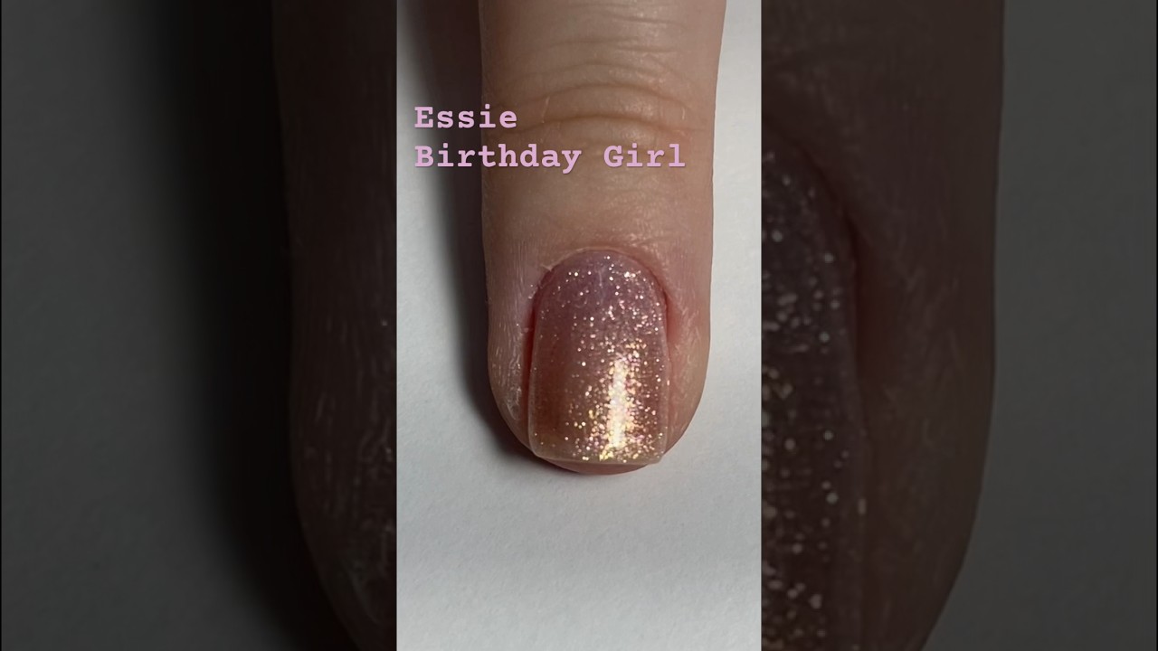 Essie Birthday Girl Swatch #nailpolish #nails #swatches #nail #pinkpolish -  YouTube
