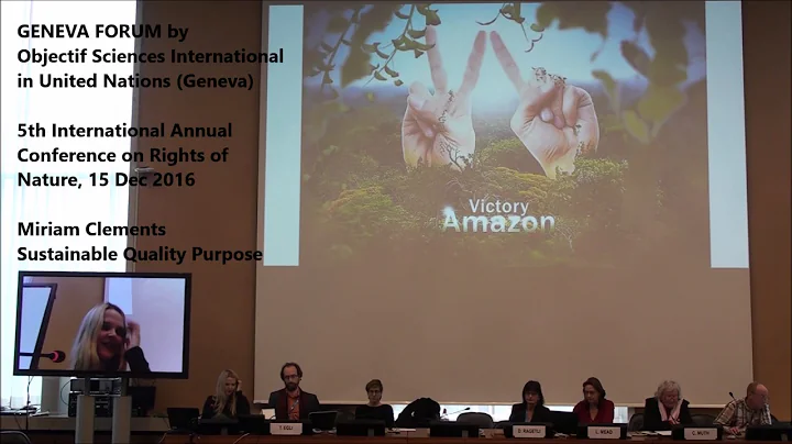 Geneva Forum 2016 - Rights of Nature - Miriam Clem...
