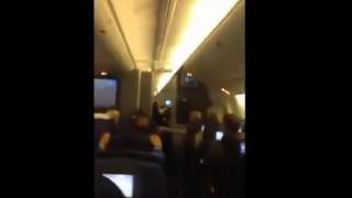 Terrifying air turbulence American Airlines flight from Seoul to Dallas