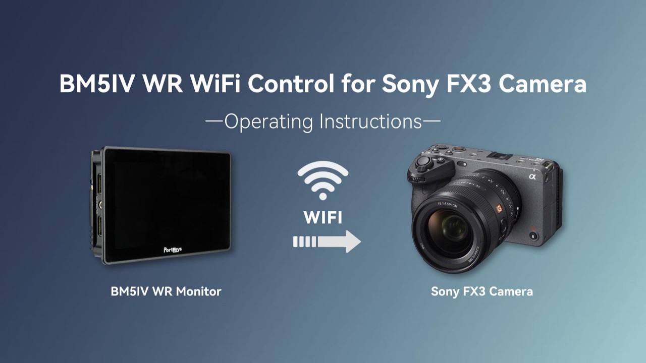 Portkeys BM5 IV WR Wireless Control for Sony FX3