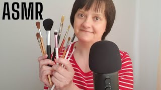 ASMR Brushing the Microphone with Different Brushes | Soft Whispered screenshot 5