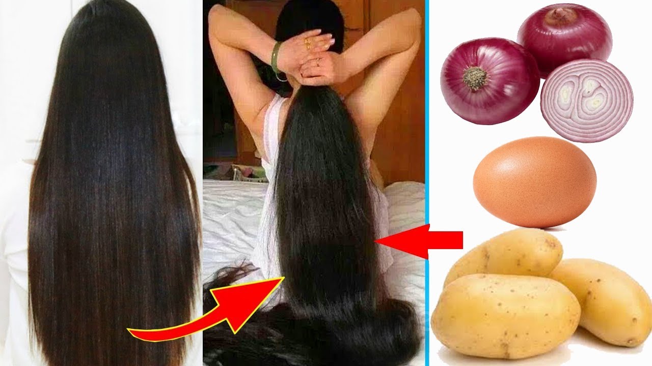 How To Grow Long and Thicken Hair Faster With Onion & Egg Magical