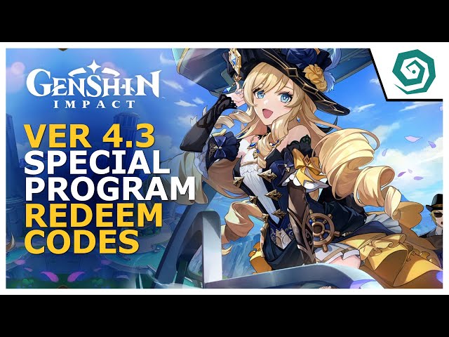 Version 4.3 Special Program Redemption Codes : r/Genshin_Impact