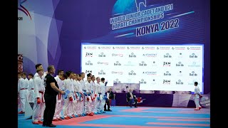 karate konya  2022 | 🥉🥈🥇🏆 final match | wkf | karatespirit
