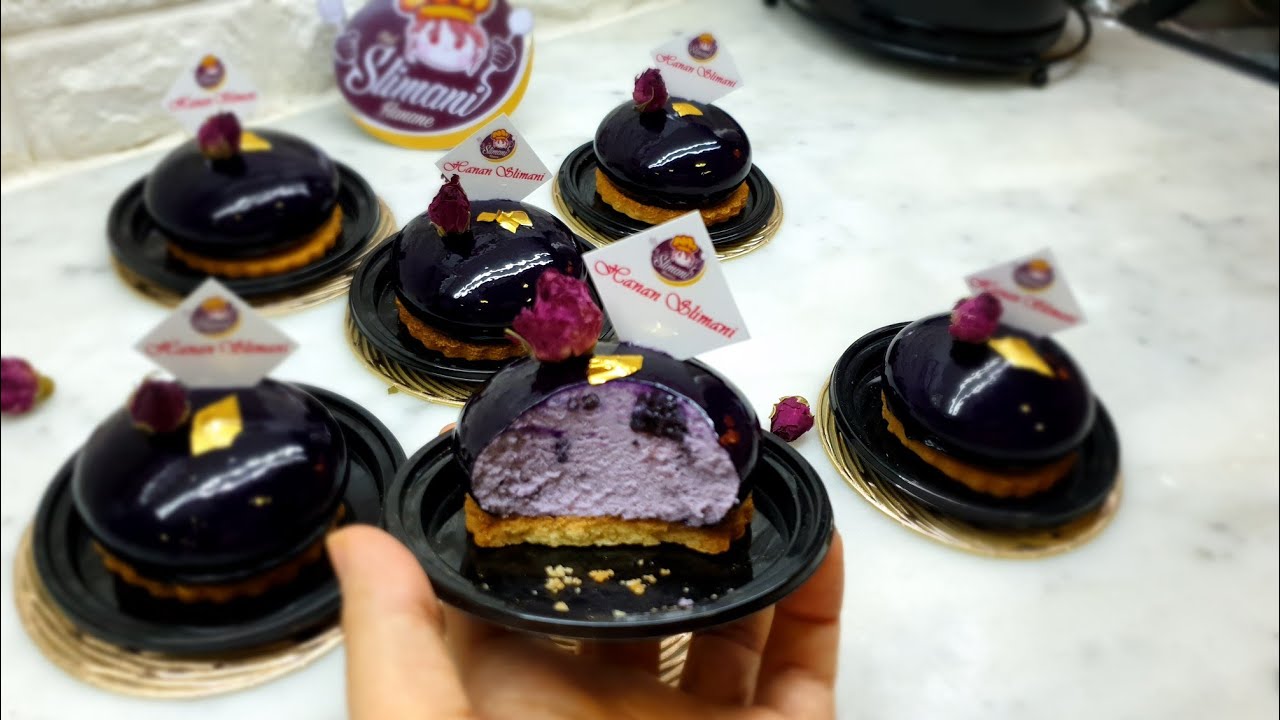 بتسري بذوق التوت وقلاصاج لامع وصفة صيفية سهلة وبسيطة 😋🥰😍entremet au framboise