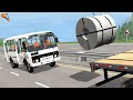 КАТУШКА СМЕРТИ! ОПРОКИНУЛ ГРУЗ НА ДОРОГУ | BeamNG.drive