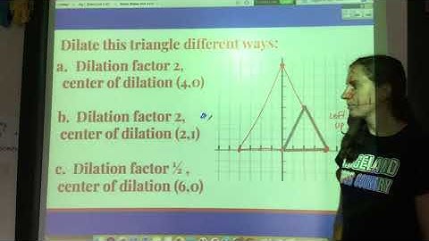 Dilations About A Point Other Than The Origin (Part 1)