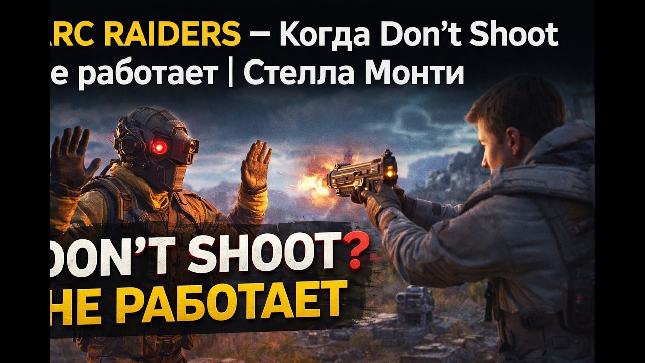 ARC RAIDERS — Don’t Shoot? Не работает | Стелла Монти PvP
