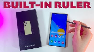 How to Utilize the Built-In Ruler on Samsung Galaxy S24 Ultra