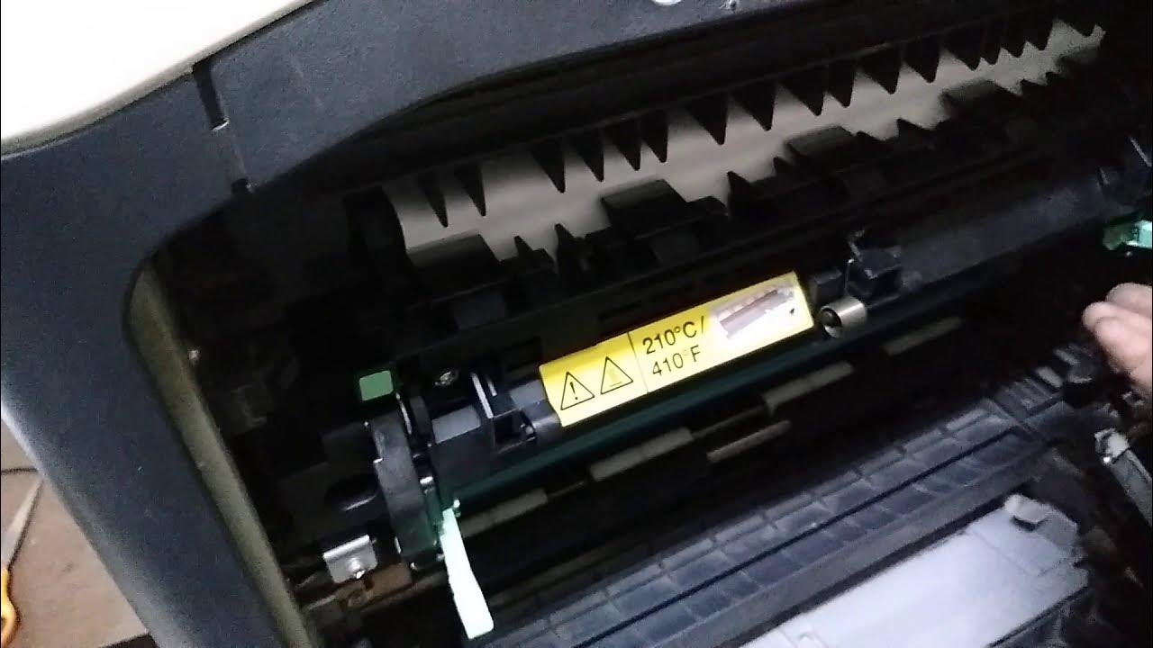 how to clear paper jam in konica Minolta bizhub 205i YouTube