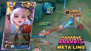 GOODBYE META LING!!🔥 NEW LAYLA BEST BUILD FOR 1 HIT 2026!!! (must try) - MLBB
