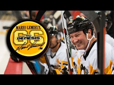 Mario Lemieux Hockey gameplay (Sega Mega Drive/Genesis)