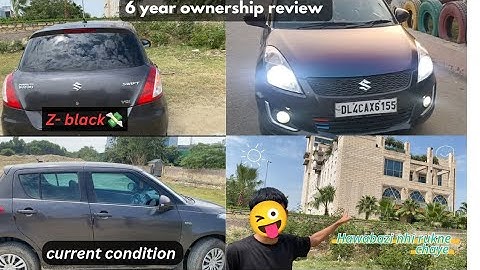 6 year ownership review ! current condition ! Swift chameleon wrap ! Swift modified ! #delhi #car