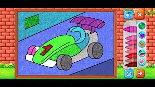 Relaxing Police Car Coloring 🚓 | Satisfying Art Video 🎨 screenshot 4