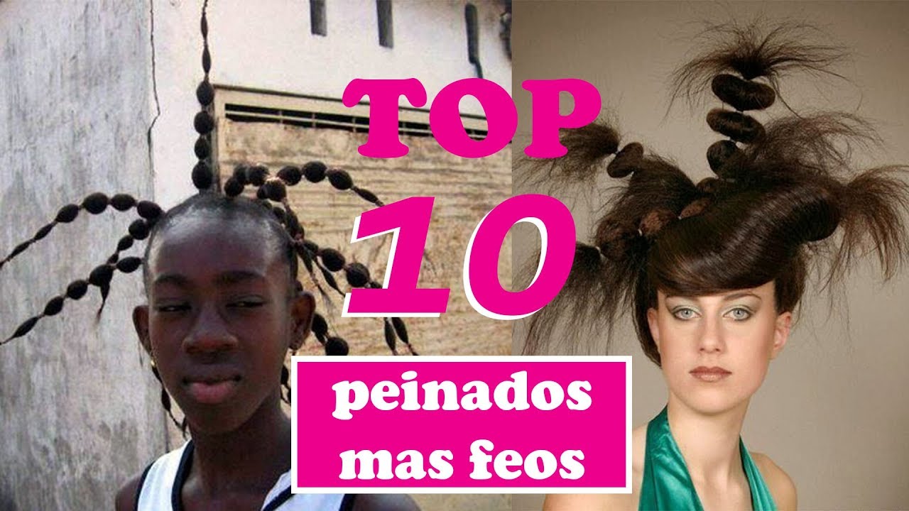 TOP 10 - Los Peinados Mas Feos Del Mundo - YouTube