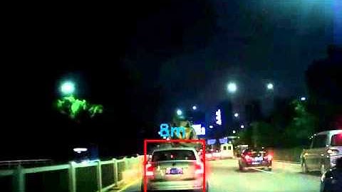Test at Night丨AIDRIVING丨Artificial Vision Based ADAS Algorithm