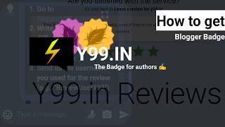 How to Get Blogger Badge on Y99 Chat | Y99 Blogger Badge Explained