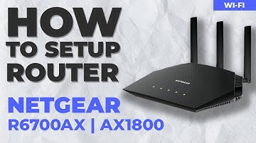 ✅ How to Set Up NETGEAR R6700AX | NETGEAR Nighthawk 4-Stream AX1800 WiFi 6 Router