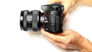 Демонстрация корпуса Sony SLT-A77