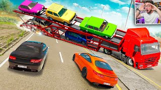 ACCIDENTES DE COCHES EN ENTREGAS 💥 | BeamNG Drive