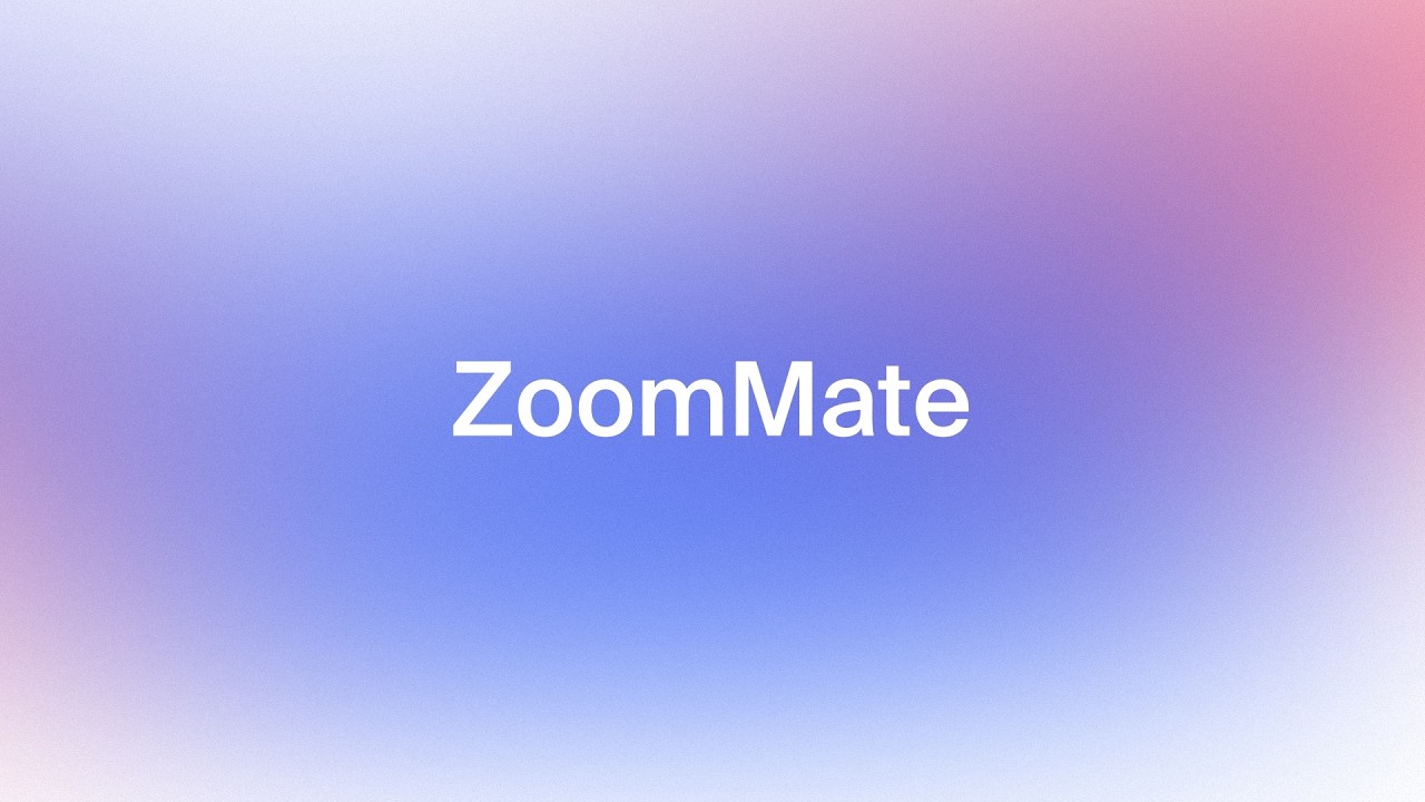 ZoomMate: Your AI Teammate That Turns Work Into Action