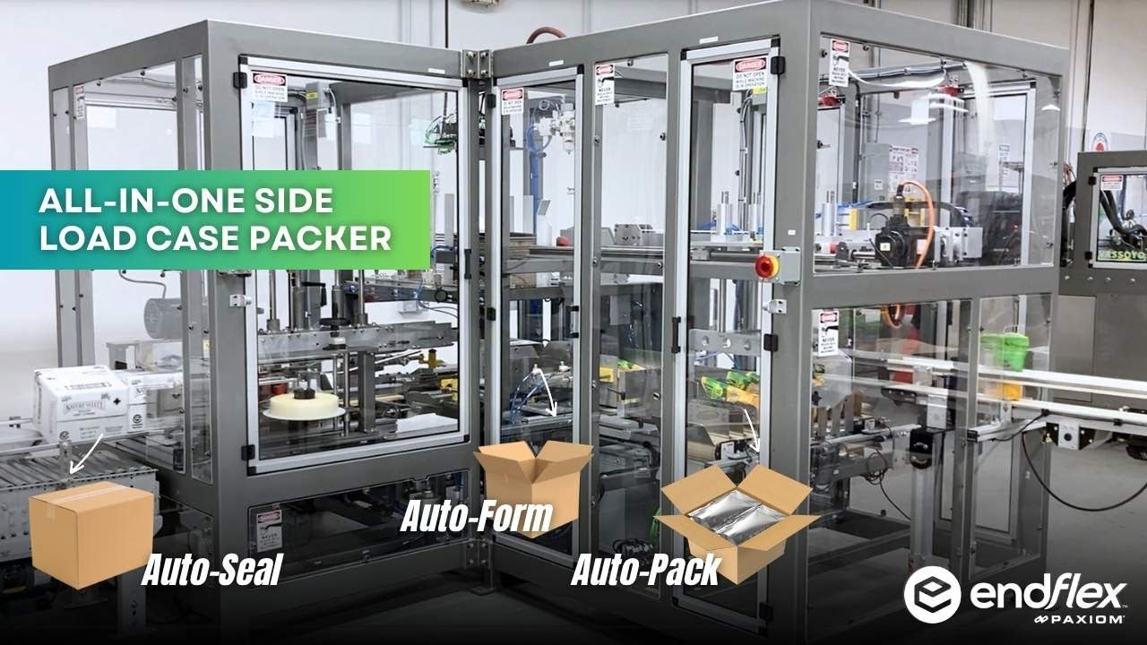 Form, Load & Seal RSC Style Cases with Stand Up Pouches with Boxxer All ...
