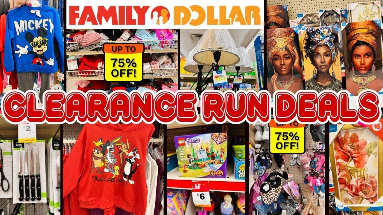 Family Dollar 2023🔥🛑Family Dollar CLEARANCE DEALS 50% - 75% OFF