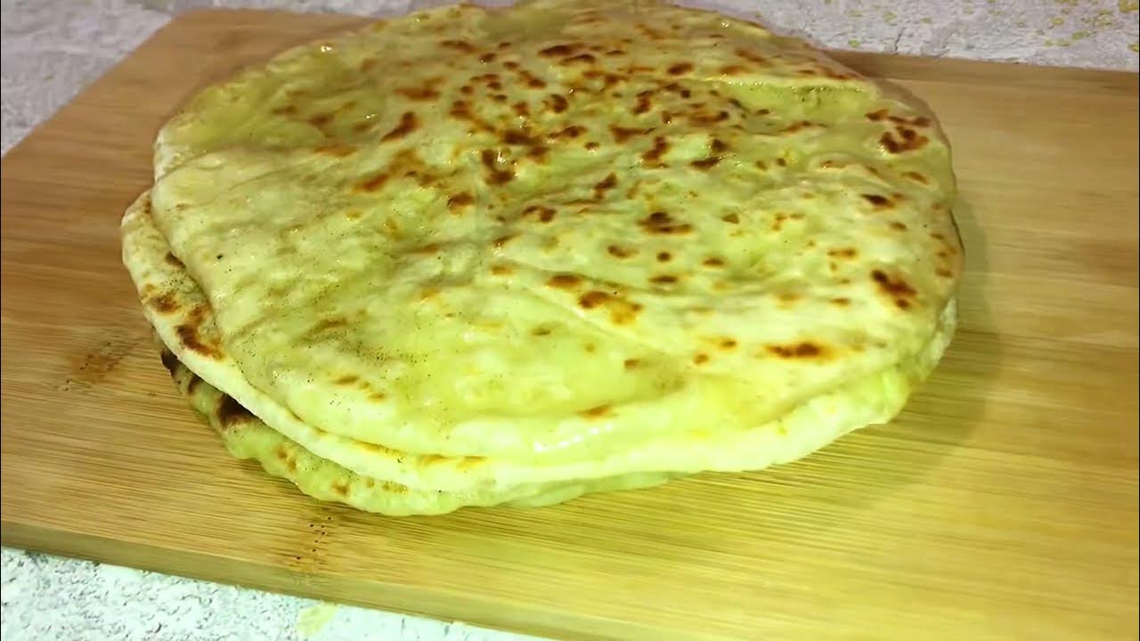 Хычины с картошкой на кефире