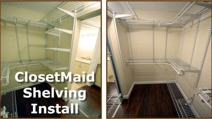 Installing Rubbermaid Twin Track Shelving – DIY Weekend Project