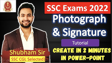 How to create photograph & signature to fill SSC exam forms in 2 minutes in latptop & desktop